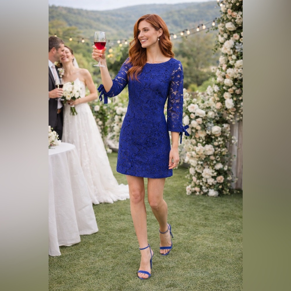 Vince Camuto Lace Dress NWT - Picture 3 of 17